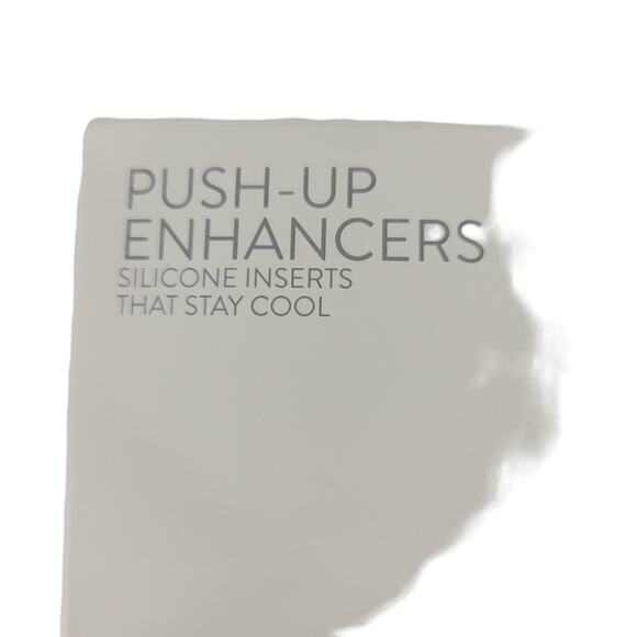 Nordstrom Lingerie Silicone Push Up Enhancers Clear Color One Size - Picture 3 of 5